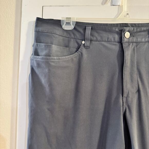 Lululemon ABC Pant Slim Warpstreme Obsidian Pockets Size 34 - Picture 5 of 8